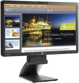 HP EliteDisplay E221c Zwart