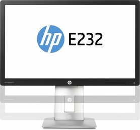 HP EliteDisplay E232 (M1N98AA) 23 inch | 1920 x 1080, 16:9, LED, 60HZ, 7ms, 178 graden kijkhoek, HDMI  1 DisplayPort 1