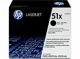 HP 51x (Q7551X) zwart | LaserJet | Tonercartridge