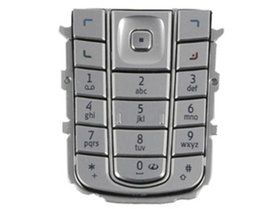 Keypad Nokia 6230i Latin Silver Origineel